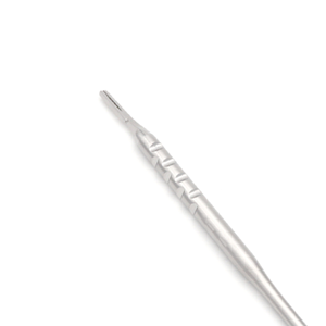 Manche de scalpel n°5 rond droit 14,5 cm, instrument chirurgical dentaire, outil de coupe de précision, ensemble professionnel - Product Image 6