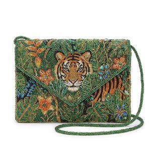 <b>Boho</b> Sea Turtle Lobster Beaded Clutch <b>Bag</b> Handcrafted Luxury Marine Animal Embroidered Shoulder <b>Bag</b> Custom - Product Image 2