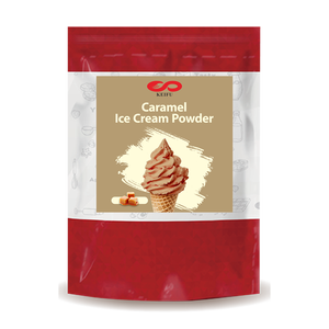 KEIFU Poudre de crème glacée molle au caramel personnalisée de 1kg pour desserts et boissons de spécialité Emballage en sac - Product Image 1