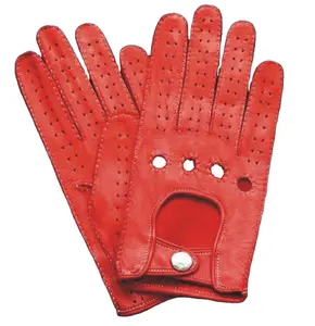 Groothandel Prijs Custom Made Pure Lederen Schapenhuid Ridding Handschoenen Gevoerd En Ongevoerd Volledige Half Vinger Unisex Mitten Handschoenen