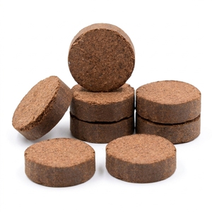 Moneda de Fibra de Coco de 50 mm |   Disco de Turba de Coco Bajo en EC |   Semillero Portátil |   Sustrato para Cultivo en Viveros |   Fertilizante para Jardinería al por Mayor - Product Image 2