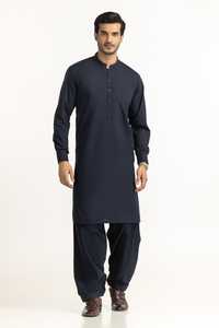 Plus Size <b>Men's</b> Classic Cotton Weaving <b>Kurta</b> Set Traditional Shalwar Kameez with Modern Design for Party Wear Special Occasions - Product Image 2