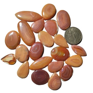 Cabujón de ónix Natural de alta calidad, piedras preciosas sueltas de 20-45mm, 6-10g, evaluado por terceros para la fabricación de joyas - Product Image 2