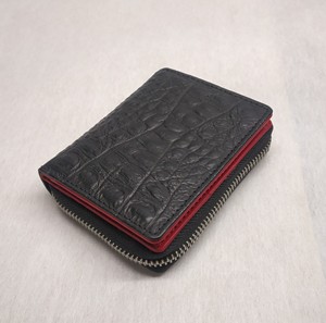 Portefeuilles vintage en cuir pour femme, vente en gros, imprimé crocodile, fermeture éclair courte, porte-cartes, porte-monnaie, porte-identité de luxe RFID - Product Image 4