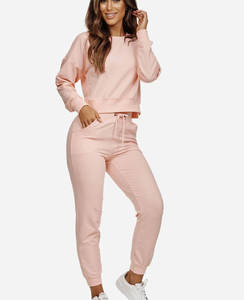 Conjunto de chándal de mujer Vintage Terry corte desgastado ácido lavado Zip Hoodie bordado desgastado transpirable chándales conjunto de mujeres - Product Image 4