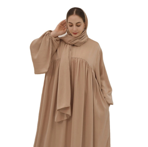 Abaya élégante, production OEM, vêtements légers et modestes pour collections de mode de luxe et chaînes de vente au détail - Product Image 4