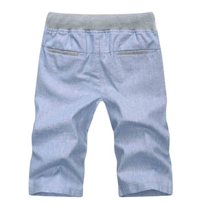Shorts de course décontractés pour hommes, taille élastique, légers, respirants, séchage rapide, en coton, pour l'été, activités de plein air, avec cordon de serrage - Product Image 2
