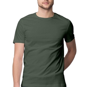 Camiseta de algodón 100% para hombre, jersey premium, informal, lisa, al por mayor, OEM, logotipo personalizado, moderna, elegante, recién llegada - Product Image 2