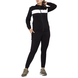 Conjunto Deportivo con Capucha Estampado para Mujer, Leggings Ajustados hasta el Tobillo de Manga Larga, Ropa Deportiva de Secado Rápido, Transpirable, 100% Algodón - Product Image 2