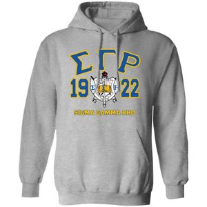 เสื้อฮู้ดพิมพ์ลายกราฟิก Gray Sigma Gamma Rho 1922 สำหรับผู้หญิง เสื้อสเวตเชิ้ตแบบสวมหัว สไตล์กรีก สำหรับชมรมนักศึกษา เสื้อผ้าลำลองสำหรับใส่ในมหาวิทยาลัย - Product Image 1