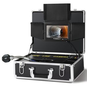 Endoscope industriel étanche IP68 de 165 pieds/50 m avec écran de 7 pouces, caméra d'inspection de canalisations, fonction DVR, 12 LED réglables pour égouts - Product Image 4