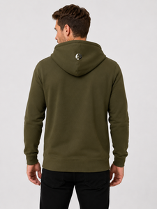 Sweat à capuche zippé pour homme, tendance, en tissu 100 % coton de qualité supérieure, chaud et respirant pour l'hiver, confort tout au long de la journée, idéal pour la mobilité. - Product Image 3