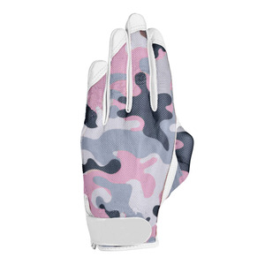 Gants de golf pour hommes en cuir de mouton de qualité supérieure Nayab Industries, blancs, antidérapants, avec design camouflage sublimé, robustes pour l'extérieur - Product Image 1