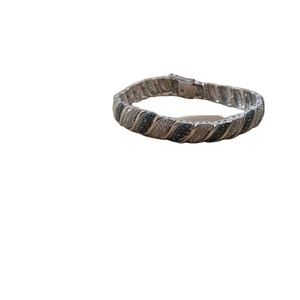 Pulsera de tenis de 7 pulgadas para mujer, moderna, con diamantes blancos naturales de corte redondo de 4.60 ct, en plata de ley con baño de rodio. - Product Image 5