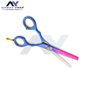 Tijeras de Peluquería Profesionales para Adelgazar el Cabello con Impresión de Color Personalizada y Logotipo Grabado con Láser - Product Image 5