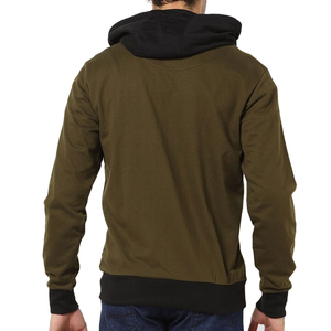 Sudadera con Capucha y Cremallera para Hombre, Marca Index Apparel, Diseño Color Block, Felpa Francesa, Estilo Casual, Corte Regular, Otoño - Product Image 2
