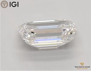 Selección de Alta Joyería, Diamante Cultivado en Laboratorio CVD, Corte Esmeralda, Color E, Claridad VVS1, 0.51 Quilates, con Certificado IGI - Product Image 4