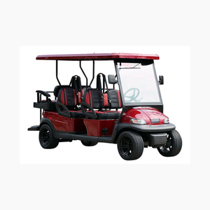 Voiturette de golf électrique bleue pour 6 passagers, voiturette de golf Club Car, voiturette de golf électrique pour aéroport - Product Image 4