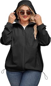 Veste coupe-vent d'hiver surdimensionnée |   Veste à capuche légère avec fermeture éclair, style streetwear, couleur unie |   Vêtements OEM personnalisés - Product Image 3