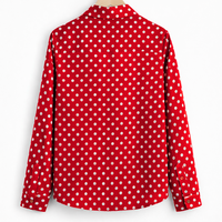 Delta |   Sigma |   Chemise habillée formelle boutonnée Theta Sorority pour femme, col tissé, devant boutonné
