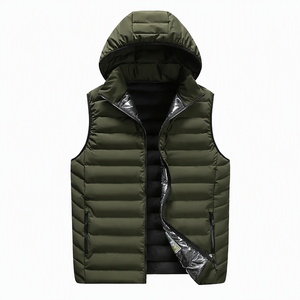 Chaleco Acolchado Unisex Cálido de Altr Brothers al por Mayor, Tejido Brillante, Ligero, con Cuello Alto y Relleno - Product Image 4