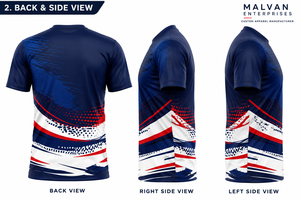 Maillot de sport personnalisé, uniforme d'équipe athlétique, impression numérique, 100% polyester respirant, anti-UV, football, hockey sur glace, baseball, football américain - Product Image 2