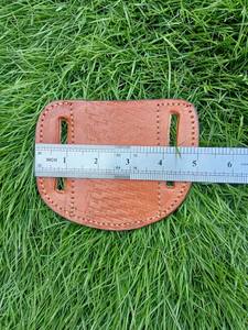 Funda de Cuchillo de Cuero Hecha a Mano, de Acero al Carbono, Impermeable, Duradera, para Llevar en el Cinturón Horizontalmente, para Bushcraft, EDC, Aire Libre, Personalizable - Product Image 3