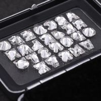 Diamant de laboratoire CVD personnalisé en forme d'alphabet, pierre précieuse à taille fantaisie unique pour la création de bijoux de mariage et de fiançailles sur mesure