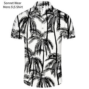 Camisa estampada de manga corta para hombre para el verano - Product Image 3