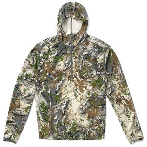 Men's Camo Hunting Baselayer Fleece Hoodie 1/4 Zip <b>Thermal</b> Performance Shirt Moisture Wicking Outdoor Archery Tactical <b>Top</b> - Product Image 1