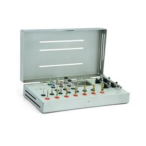 ชุดเครื่องมือเจาะผ่าตัดแบบแมนนวลสำหรับการปลูกถ่ายฟัน พร้อมประแจแรงบิดและหัวไขควงหกเหลี่ยม เคลือบเงิน ทำจากสแตนเลสสตีล ได้รับการรับรองมาตรฐาน CE - Product Image 5