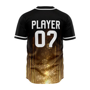 เสื้อเบสบอลผู้ชายสั่งทำพิเศษ แบบติดกระดุมเต็มตัว ลายพิมพ์แบบซับลิเมชั่น ชุดทีม ระบายอากาศ แห้งเร็ว ชุดกีฬา ผลิตโดยผู้ผลิตเสื้อผ้ากีฬา - Product Image 3