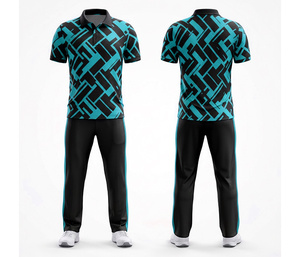 <b>Cricket</b> Team Uniform Sublimation with Name & Number | Men Women Youth <b>Cricket</b> Wears Polo Shirt and Trouser Full Team Outfit - Product Image 3