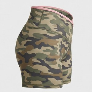 Short de yoga camouflage pour femme, short de compression pour la gym, short de yoga basique pour femme, short de compression fitness pour femme - Product Image 3