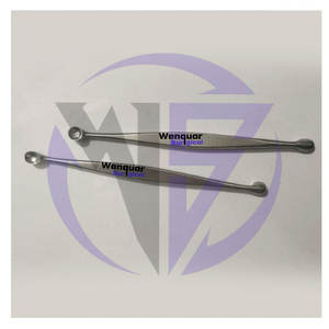 Curette osseuse Volkmann à double extrémité utilisée pour le nettoyage des cavités osseuses en chirurgie orthopédique, dentaire et ORL - Product Image 3