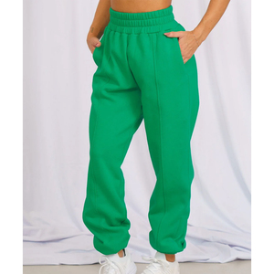Women's Green Harem Pants High <b>Waist</b> <b>Elastic</b> Loose Fit Full Length Solid Color Casual Spring Wear Knitted Spandex Cotton - Product Image 5