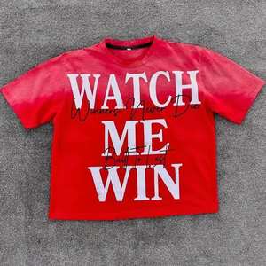 Camiseta de Moda, 100% Algodón Tejido, Impresión Digital, Transpirable, Ecológica, Unisex, Manga Corta, Corte Holgado - Product Image 6