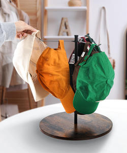 Expositor Giratorio 360° Ecológico de Metal para Gorras de Béisbol, Soporte para Sombreros, Embalaje de Cartón para Tiendas Minoristas - Product Image 4