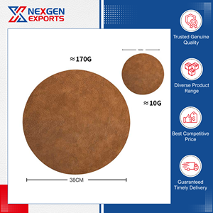 Oferta Exclusiva: Salvamanteles de Cuero PU Impermeable Hechos a Mano de Alta Calidad para Mesa de Comedor, Oficina, Restaurante y Hotel - Product Image 6