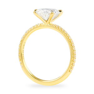 Anillo de Compromiso con Diamante Natural Ovalado de 1.80 Quilates, Certificado por GIA, Banda Súper Delgada, Anillo de Boda Deslumbrante - Product Image 2