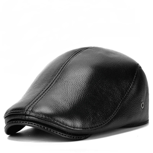 Unisex Leather <b>Cap</b> Adjustable Back Strap Casual Fashion <b>Baseball</b> Hat Soft Durable Outdoor Daily Wear Factory Custom Service - Product Image 5
