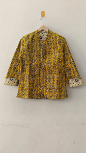 Manteau d'hiver en coton matelassé tricoté style bohème indien, imprimé floqué fait main, veste vintage, prix d'usine, collection 2026 à succès - Product Image 2