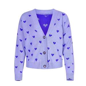 Suéter Cárdigan de Punto de Manga Larga para Mujer, Servicio OEM ODM, Cárdigan de Punto de Invierno, Suéteres para Mujer - Product Image 2