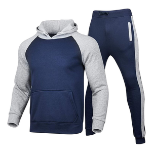 Conjunto de Sudadera con Capucha y Pantalones Cargo de Dos Tonos Personalizados de Primera Calidad para Hombre, Ropa Urbana de Lujo para Hombre, Proveedor Mayorista, Traje Deportivo para Gimnasio - Product Image 4