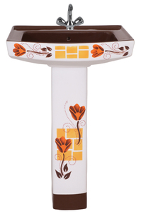 Hot Selling Vitrosa <b>Wash</b> Sink Basins with Fancy Trendy Pedestal Bathroom Sink <b>Wash</b> Basin Price - Product Image 3