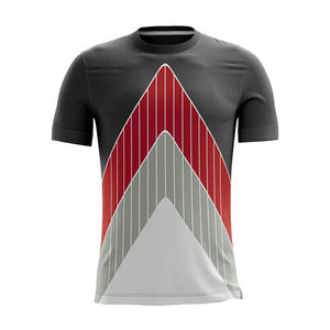 Sublimation White t Shirts Men With logo 100 Polyester Feels Cotton Mens Blanks <b>Tshirts</b> for Sublimation Custom t Shirts Printing - Product Image 4