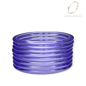 Modern Best Quality Purple Violet Jelly Kashmiri Acrylic Bangles Set Smooth Gloss Finish <b>Wedding</b> Wear Low Price Bangle Fashion - Product Image 4
