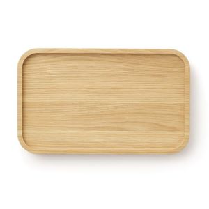 Bandeja rectangular de madera, tabla de servir premium, accesorio de cocina duradero, perfecto para servir comida, desayunos, refrigerios y decoración. - Product Image 3