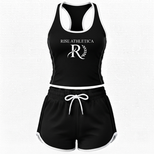 Conjunto Deportivo AKA Sorority Sigma Elite para Mujer, Camiseta sin Mangas y Pantalones Cortos Ajustados, Ropa Deportiva para el Día del Partido, Universidad, Campus - Product Image 3