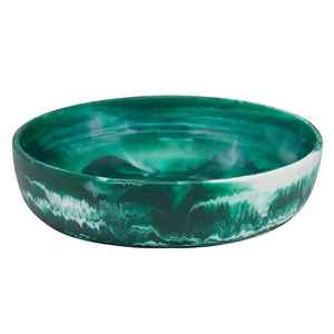 Elegante Tazón de Resina Transparente con Diseño Floral, Ecológico, para Servir y Decorar Interiores con Temática Costera - Product Image 3